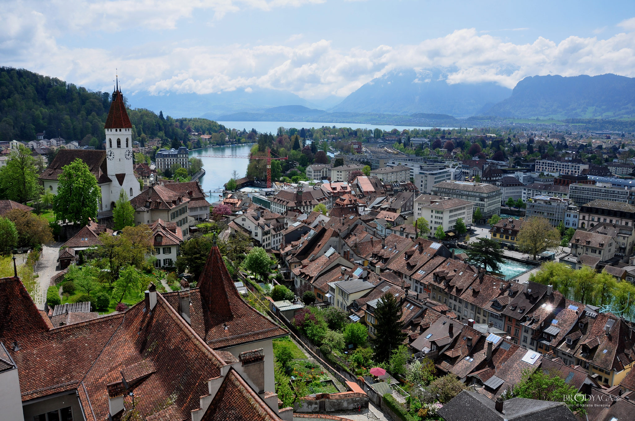 View from Thun Castle